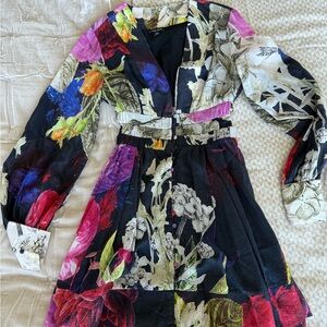 Floral Long Sleeve Dress